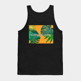 Eco-local living,palm tree,summer,summertime,summer season Tank Top